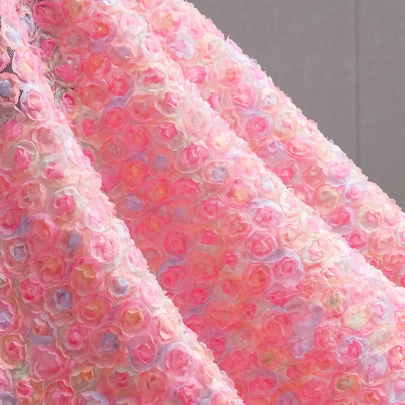 Ruban brodé floral 3D coloré e - Embroidery Roses avis et prix