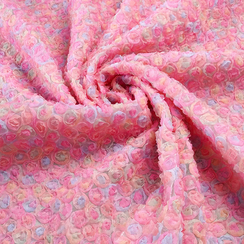 Ruban brodé floral 3D coloré e - Embroidery Roses avis et prix