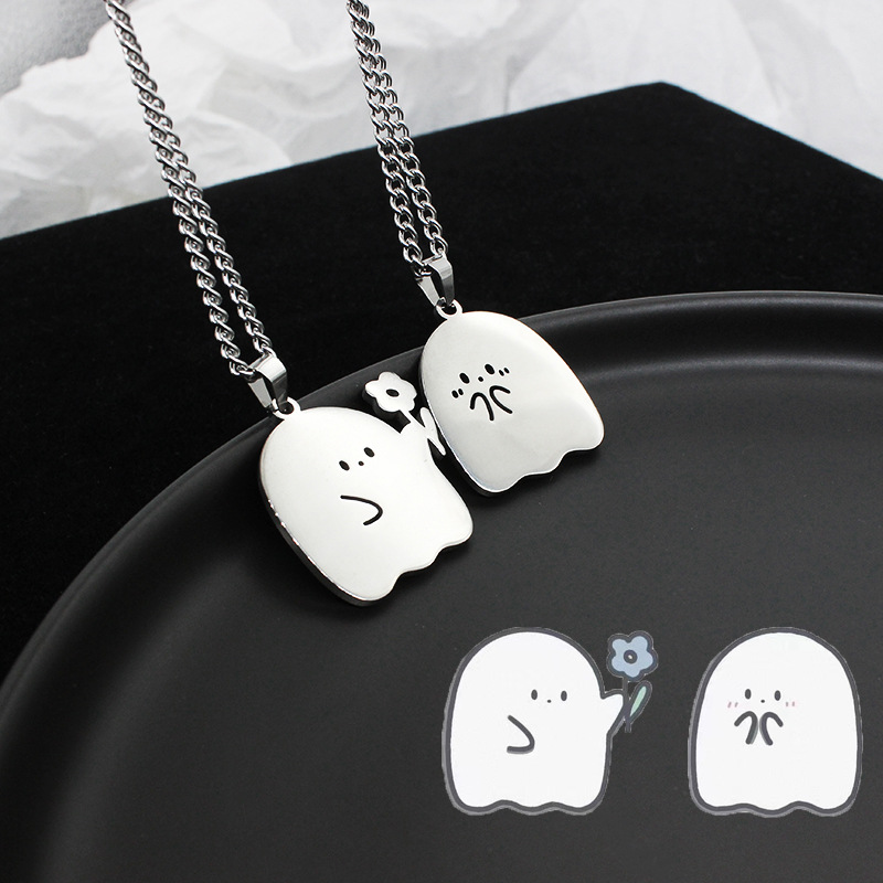 Collier de couple de chat en a - Embroidery Chain Stitch avis et prix